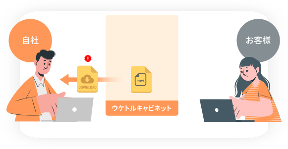 STEP3 送ってもらったファイルをダウンロード