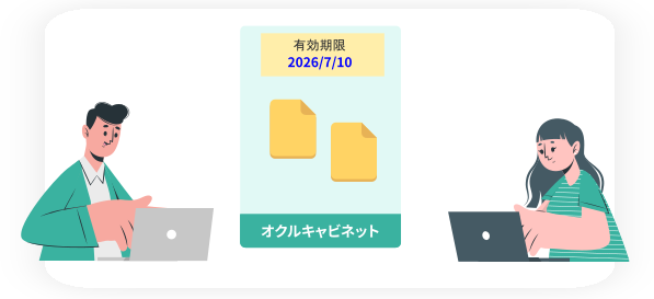 キャビネットの有効期限の画像